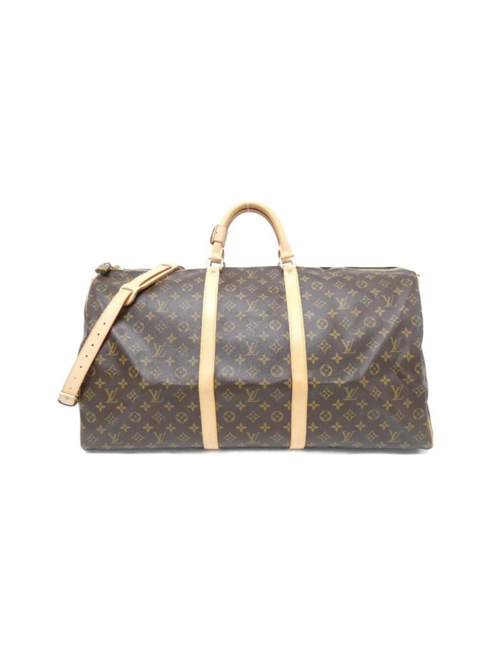 Louis Vuitton Monogram Keepall Bandouliere 60 Boston Bag